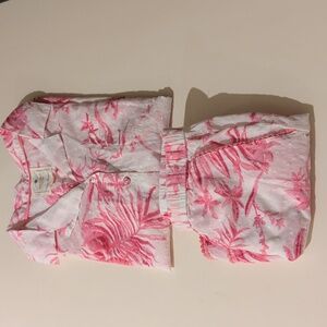 Beacon Cove 100% Cotton Pink Floral Pajamas Size M